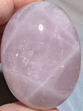 Star Rose Quartz Palm Stone